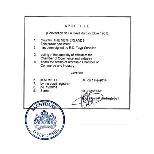 APOSTILLE – VERTALING