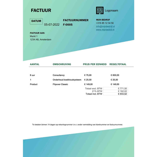 FACTUREN / ADMINISTRATIEVE DOCUMENTEN – VERTALING